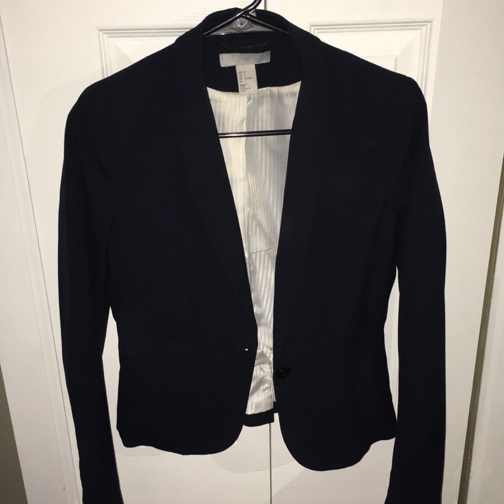 H&M navy blue blazer
